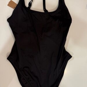 SKIMS Black One-Piece Swimsuit